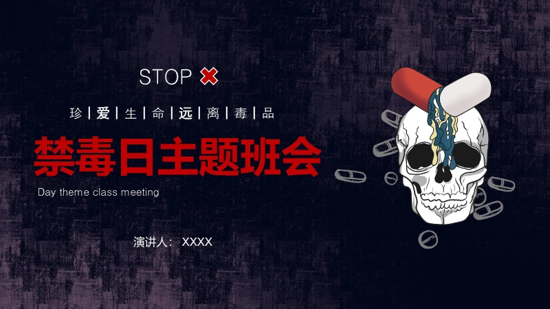 【018015】禁毒日主题班会