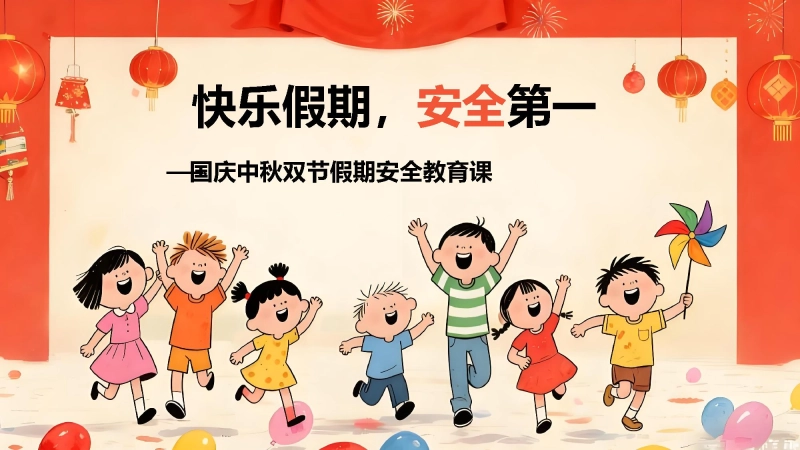 【230226】【通用】【安全教育】主题班会：国庆中秋双节假期安全教育课