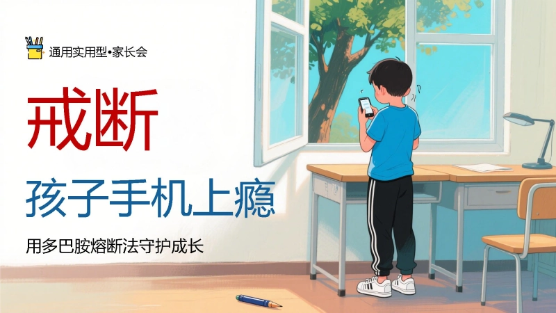 【697398】家长会【通用】【戒断孩子手机上瘾】