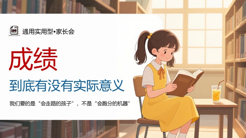 【897287】家长会【通用】【成绩到底有没有实际意义】