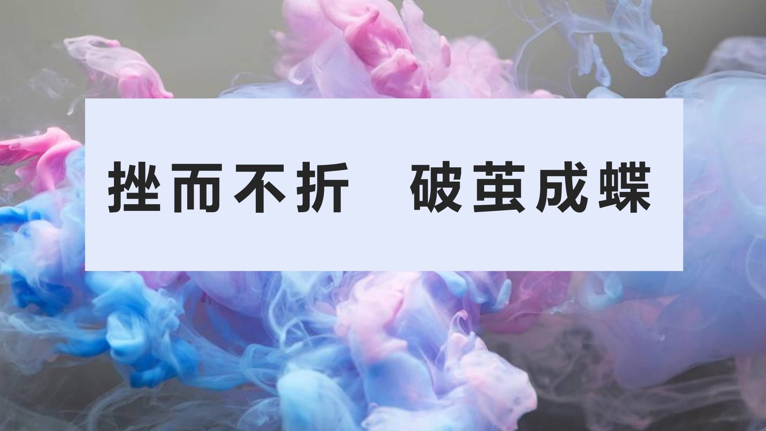 【549030】【高三】2025秋季第一学期开学第一课主题班会：挫而不折，破茧成蝶