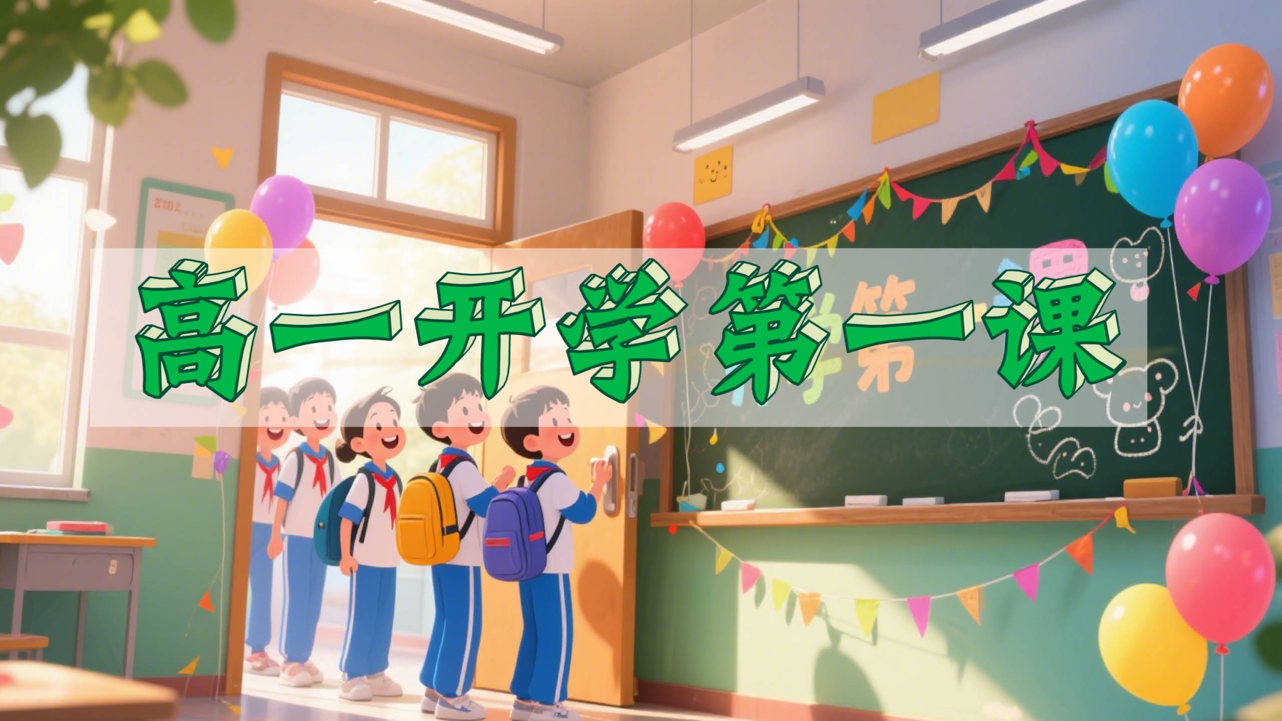 【539021】【高一】2025秋季第一学期开学第一课班会课件：金秋逐梦启新程，青春执笔绘华章